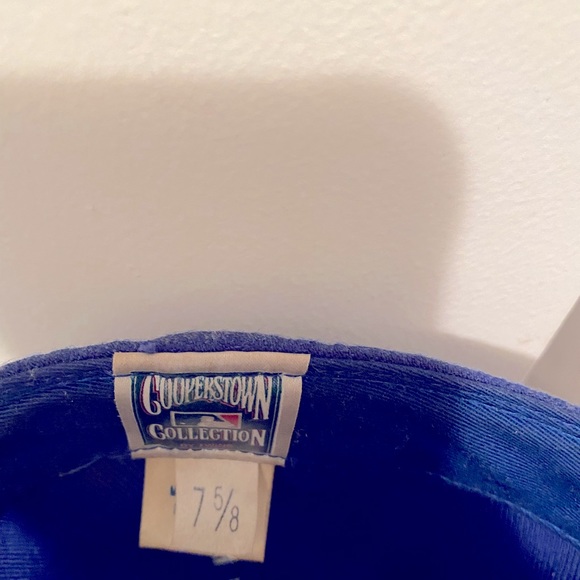 Atlanta Braves 1974 Cooperstown Collection Blue & Red Vintage Lowercase A Hat - Picture 6 of 7